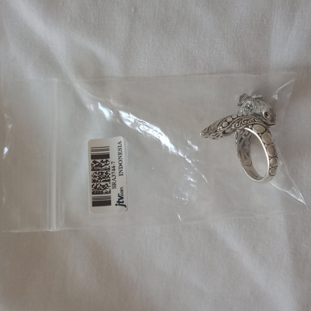 Sterling Silver "Tender Life" Horse Bypass Ring NWT - Picture 7 of 7